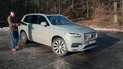 Utvald bild för Provkörning Volvo XC90 T8